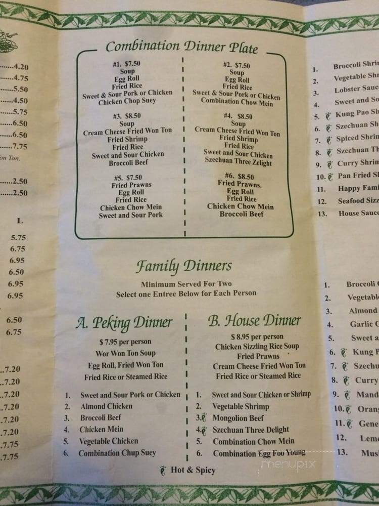 Li Yuen Chinese Restaurant - Castroville, CA menu_pic
