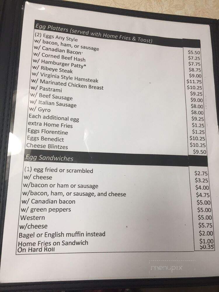 Johnny's Restaurant - Fairfield, CT menu_pic