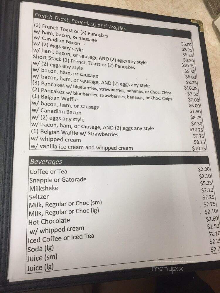 Johnny's Restaurant - Fairfield, CT menu_pic