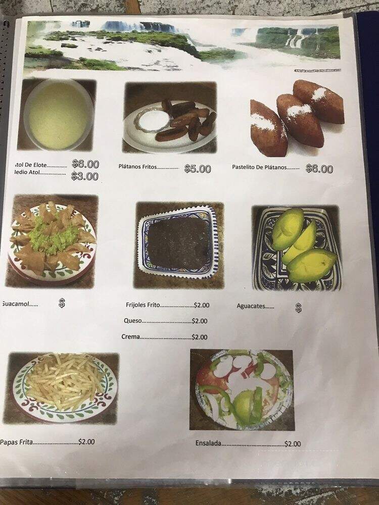 La Cascada - Nanuet, NY menu_pic