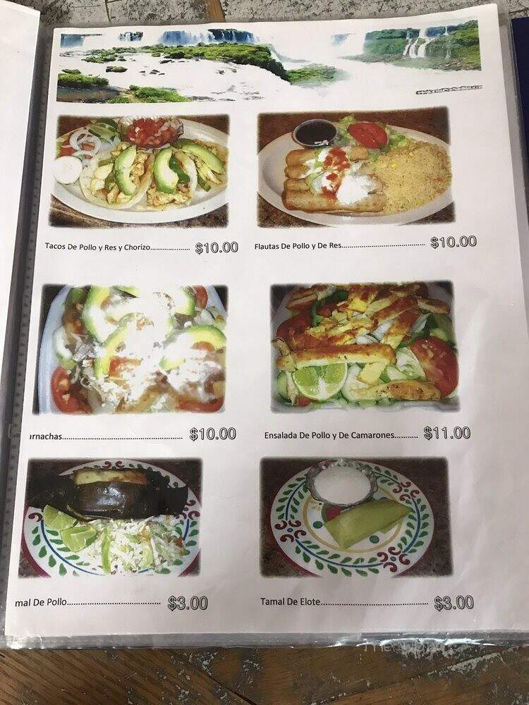 La Cascada - Nanuet, NY menu_pic