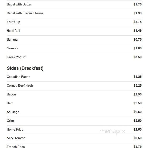 Cafe on Temple - New Haven, CT menu_pic