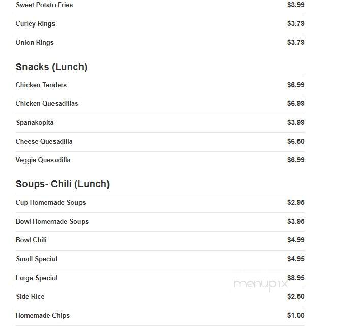 Cafe on Temple - New Haven, CT menu_pic