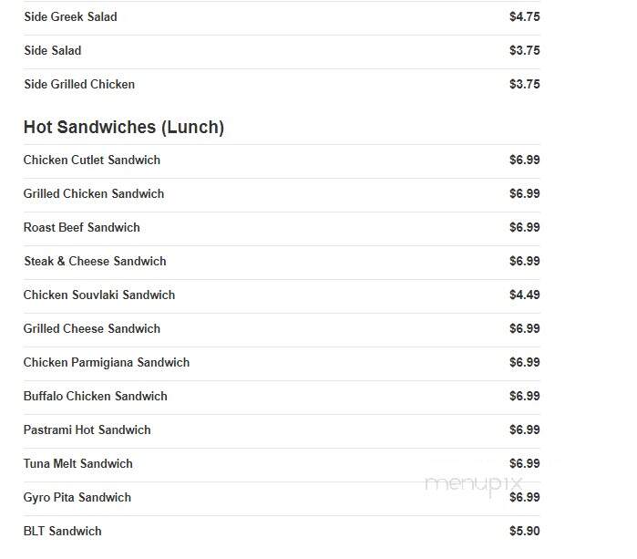 Cafe on Temple - New Haven, CT menu_pic