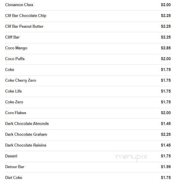 Cafe on Temple - New Haven, CT menu_pic
