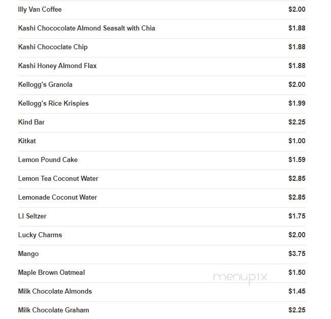 Cafe on Temple - New Haven, CT menu_pic