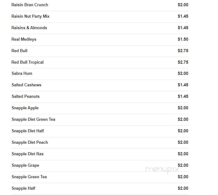 Cafe on Temple - New Haven, CT menu_pic