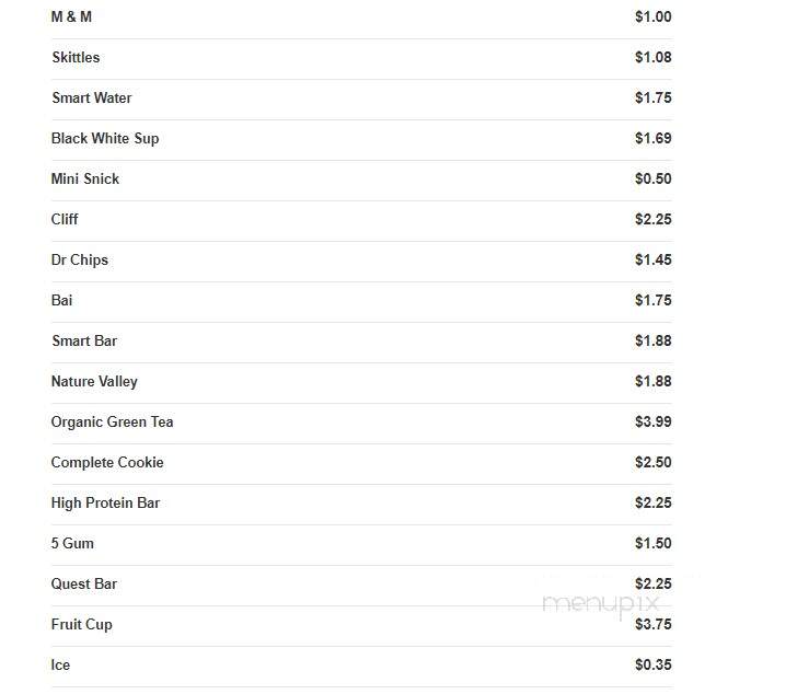 Cafe on Temple - New Haven, CT menu_pic