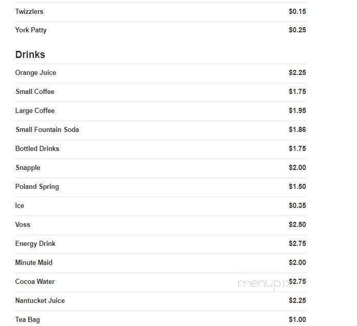Cafe on Temple - New Haven, CT menu_pic