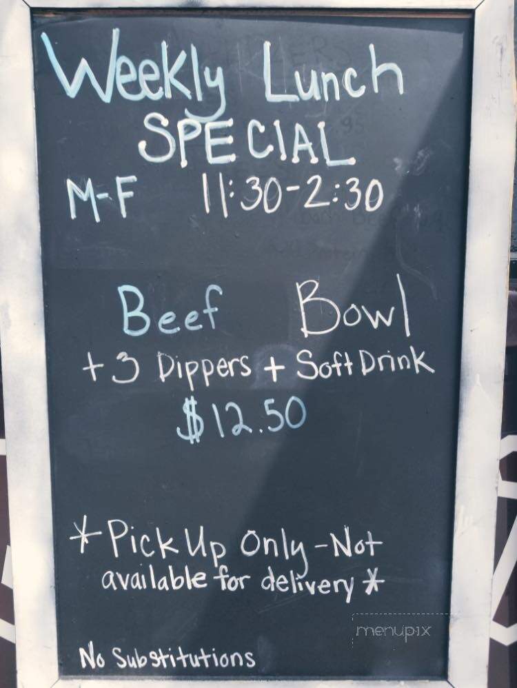 The Saucy Hibachi - Denton, TX menu_pic