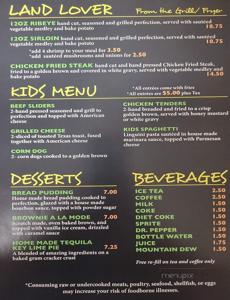 6 Klicks Cafe - Helotes, TX menu_pic