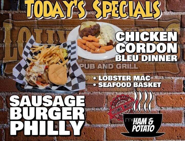 Lollygaggers Sports Pub & Grill - Floral City, FL menu_pic
