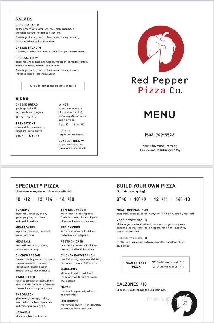 Red Pepper Pizza Company - Crestwood, KY