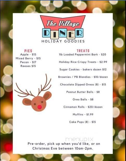 The Village Diner - Richland, MI menu_pic
