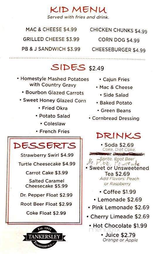 Miss Aspen's Mercantile - Gore, OK menu_pic