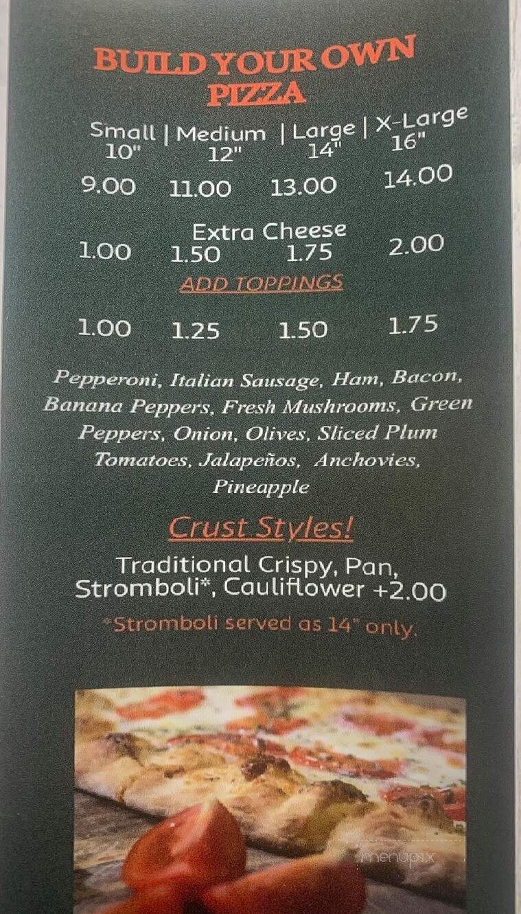 Online Menu of Buckeye Barbeque and Pizza, Plain City, OH