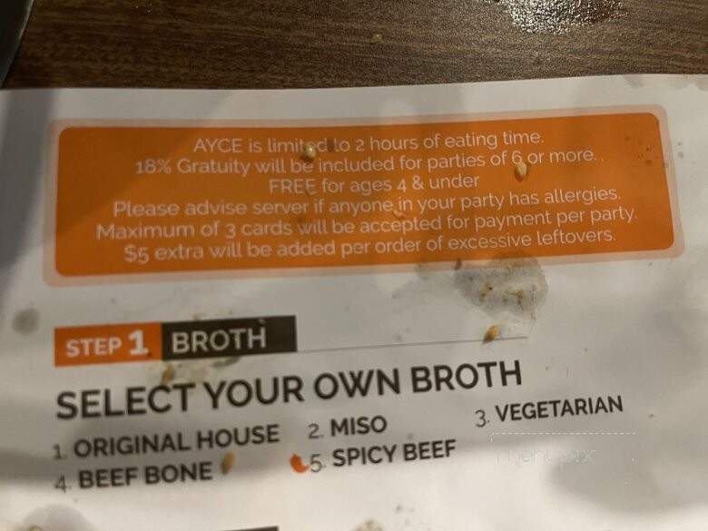 All That Shabu - Alhambra, CA menu_pic