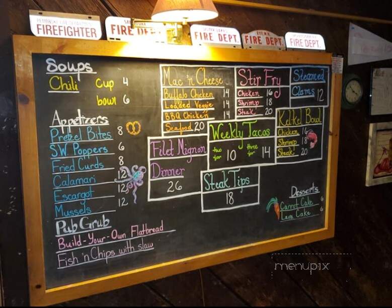 Snow Shoe Lodge & Pub - Montgomery Center, VT menu_pic
