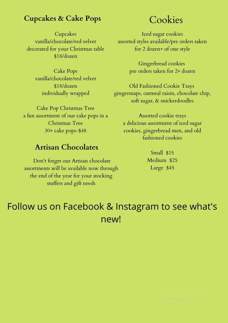 Christy's NY Cheesecake Bakery - Wellington, FL menu_pic