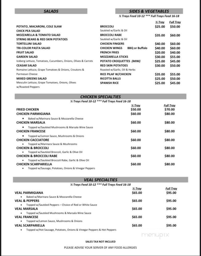 Family Deli and Catering - Mamaroneck, NY menu_pic