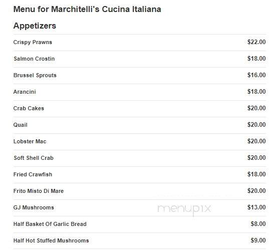 Marchitelli's Cucina Italiana - Fort Collins, CO
