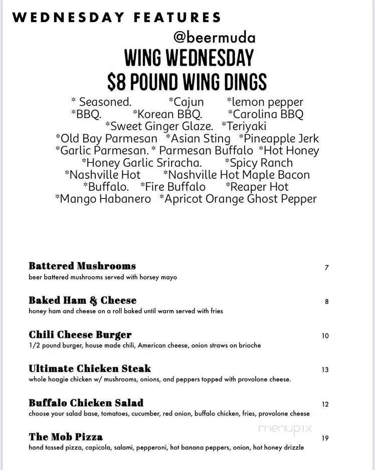 Beermuda - New Kensington, PA menu_pic
