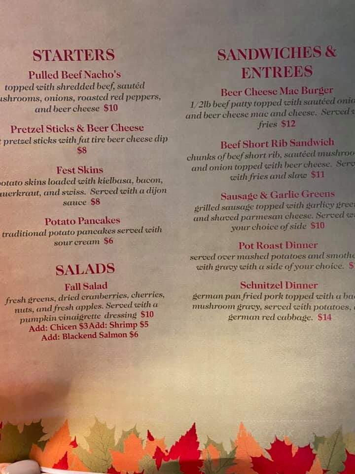Beermuda - New Kensington, PA menu_pic