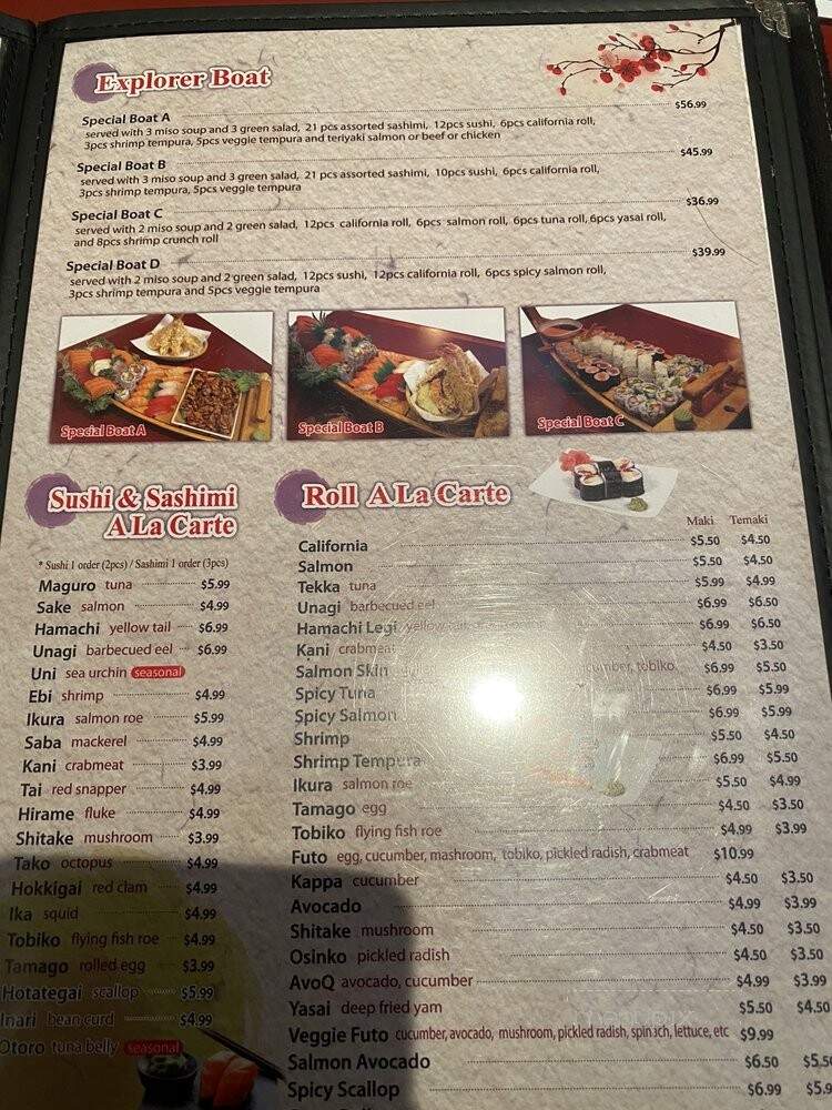 Yuki Japanese & Korean Restaurant - Toronto, ON menu_pic