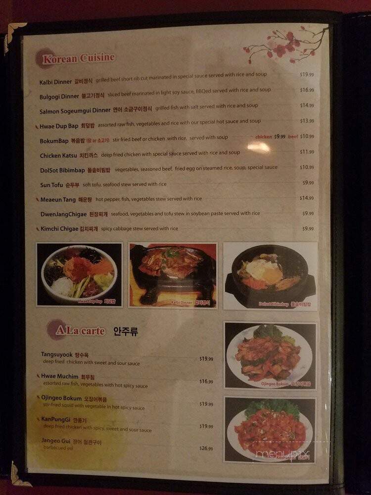Yuki Japanese & Korean Restaurant - Toronto, ON menu_pic