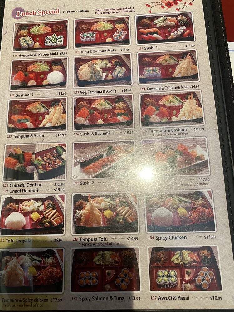 Yuki Japanese & Korean Restaurant - Toronto, ON menu_pic