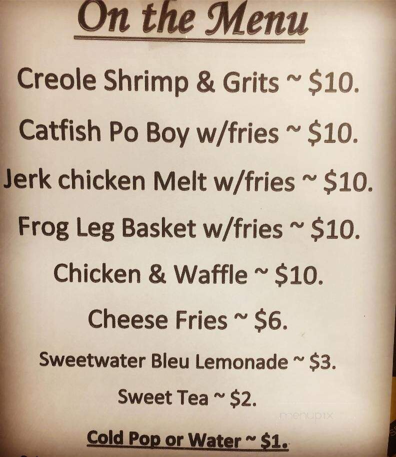 Shack Up Inn - Clarksdale, MS menu_pic
