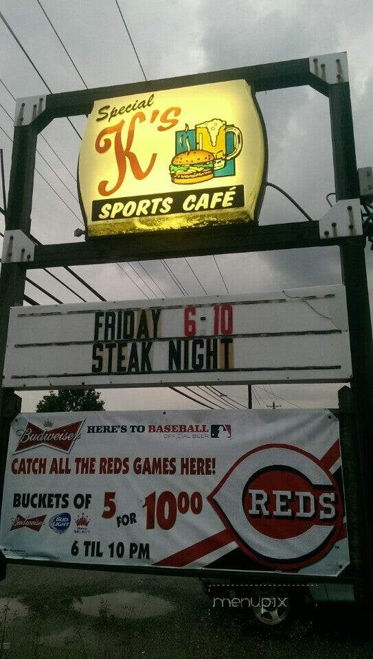 Special k's - Walton, KY menu_pic