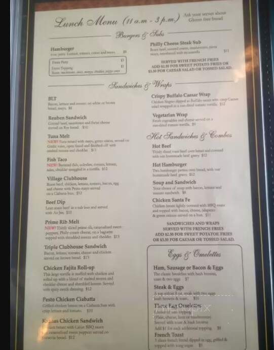 Trendies Restaurant - Sundre, AB menu_pic