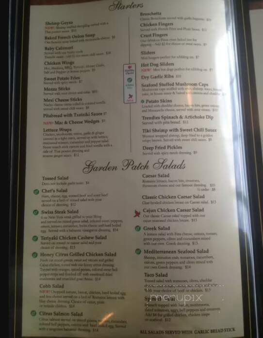 Trendies Restaurant - Sundre, AB menu_pic