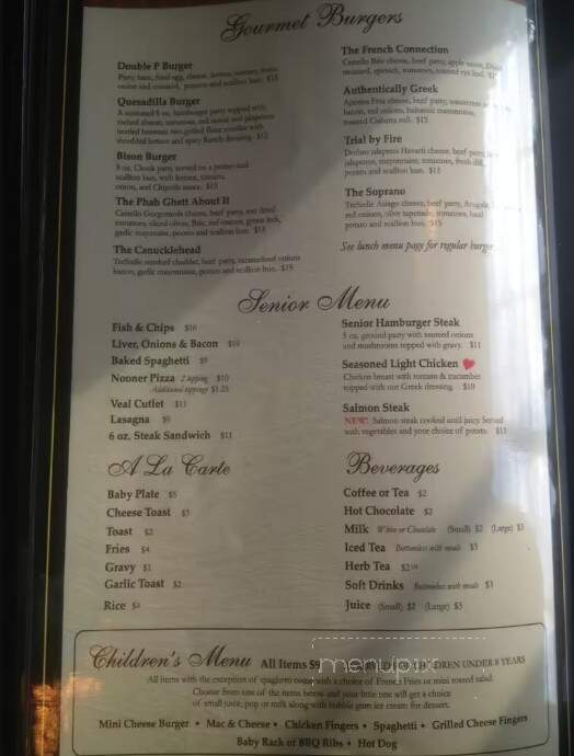 Trendies Restaurant - Sundre, AB menu_pic