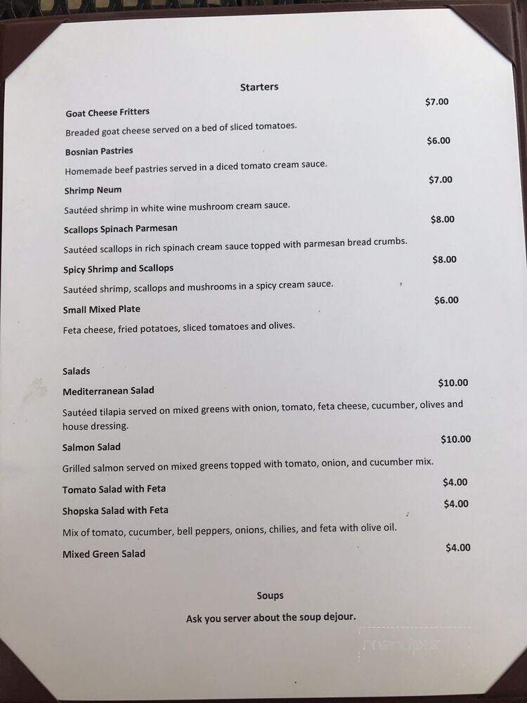 Taft Street Restaurant & Bar - Saint Louis, MO menu_pic