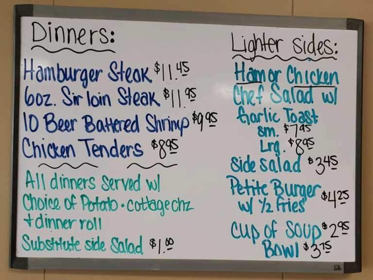 AJ's Northside Cafe - Baldwin, WI menu_pic