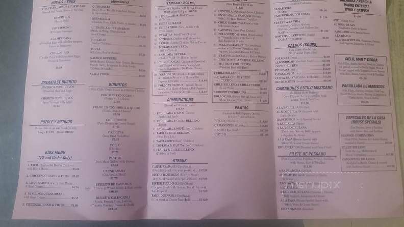 Taqueria Anna Maria's - Farmersville, CA menu_pic