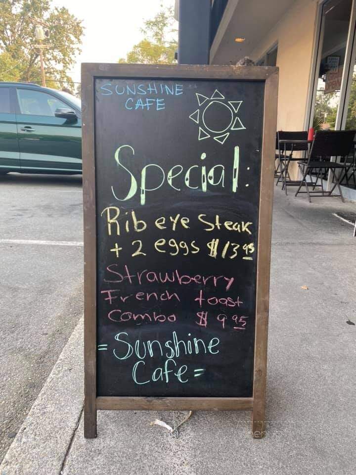 Sunshine Cafe - Pleasant Hill, CA