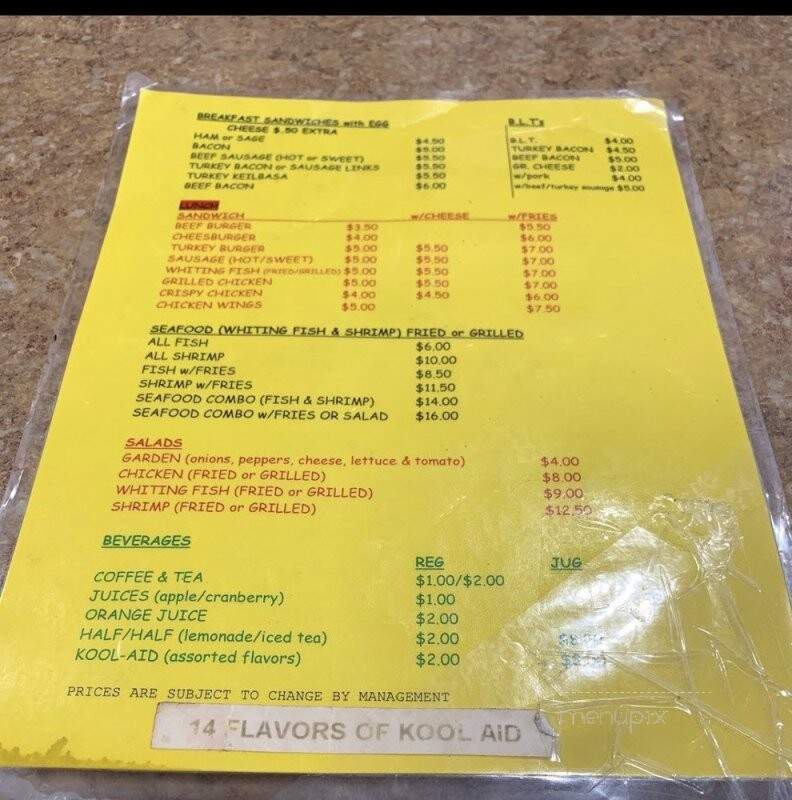 Jimmys On The Go - Bronx, NY menu_pic