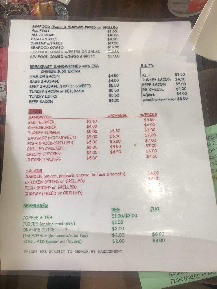 Jimmys On The Go - Bronx, NY menu_pic