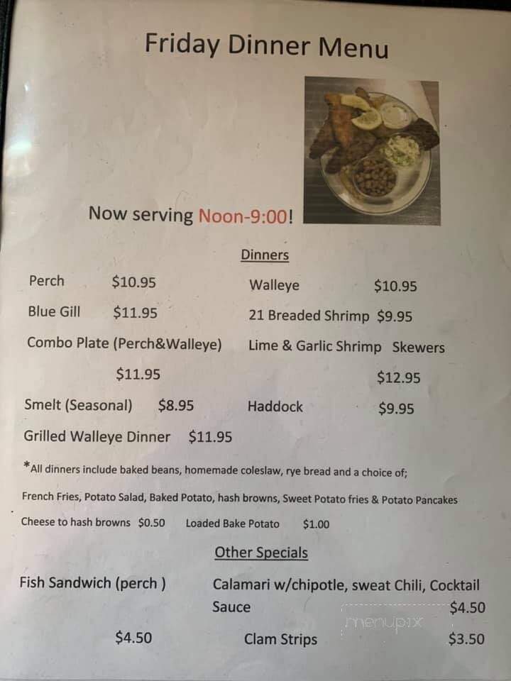 Beaver Saloon - Pound, WI menu_pic