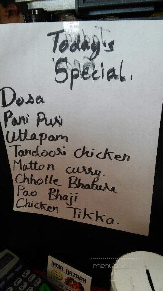 India Bazaar-Salisbury - Salisbury, MD menu_pic