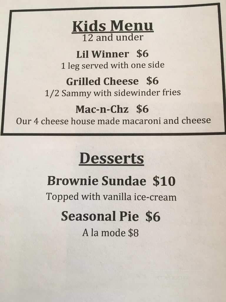 The Funky Kitchen - Cave Junction, OR menu_pic