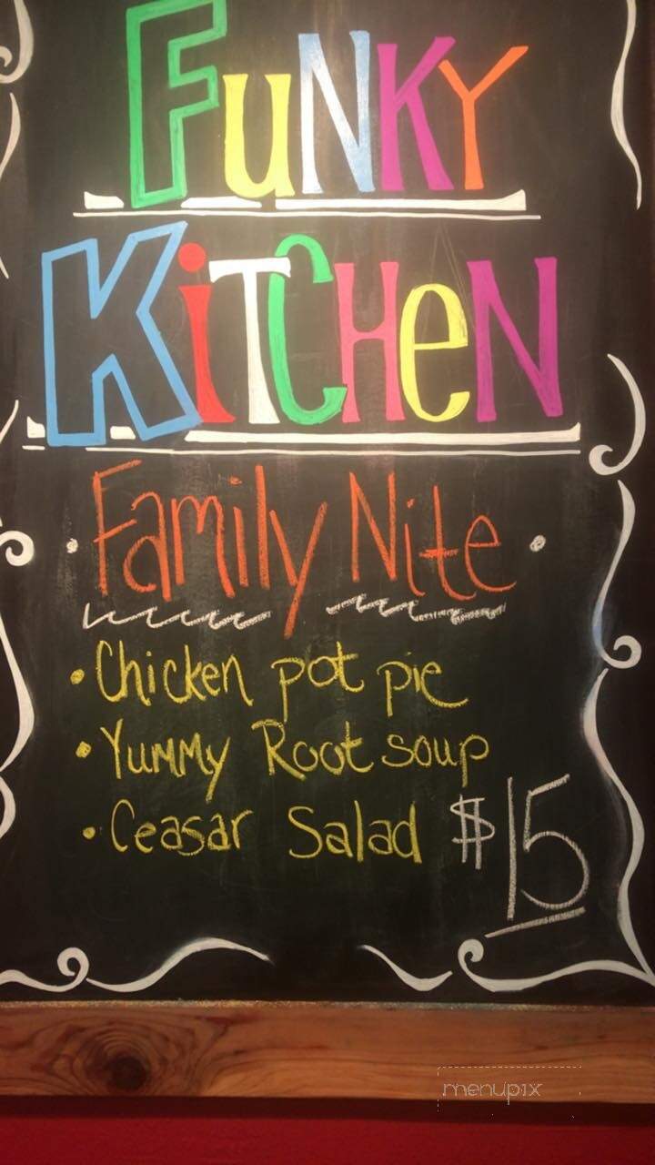 The Funky Kitchen - Cave Junction, OR menu_pic