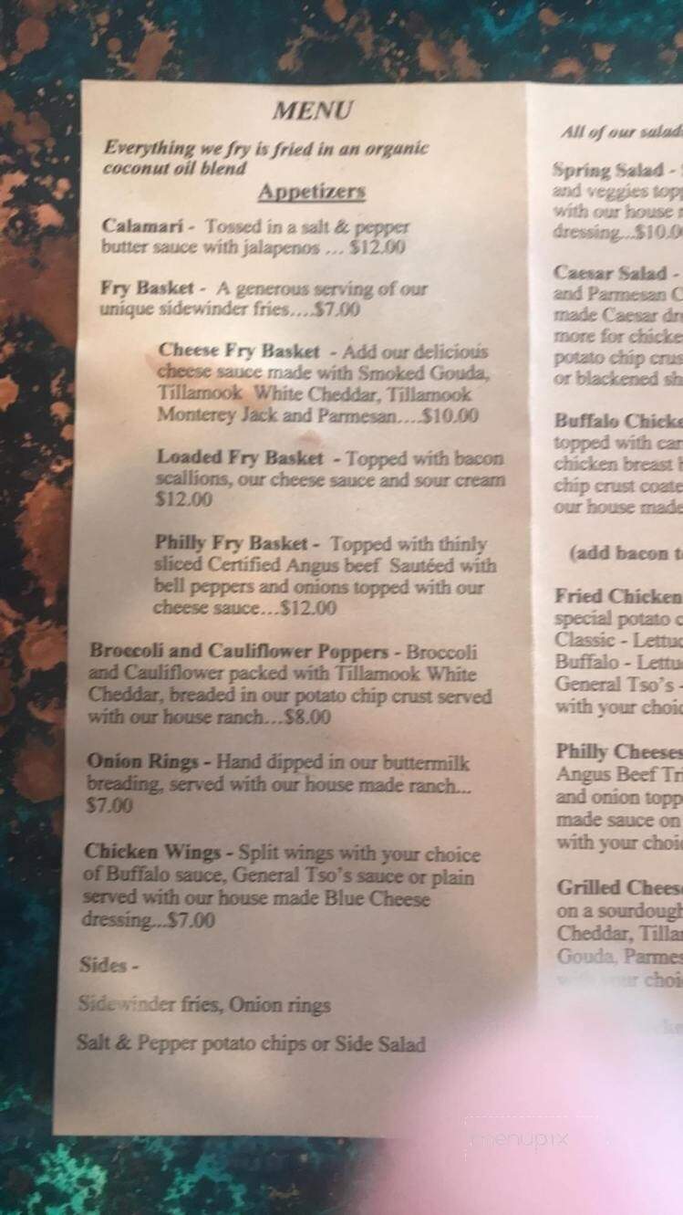 The Funky Kitchen - Cave Junction, OR menu_pic