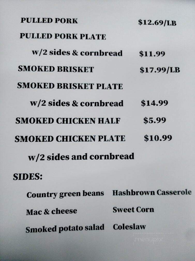 Misty Morning Farm - Dandridge, TN menu_pic