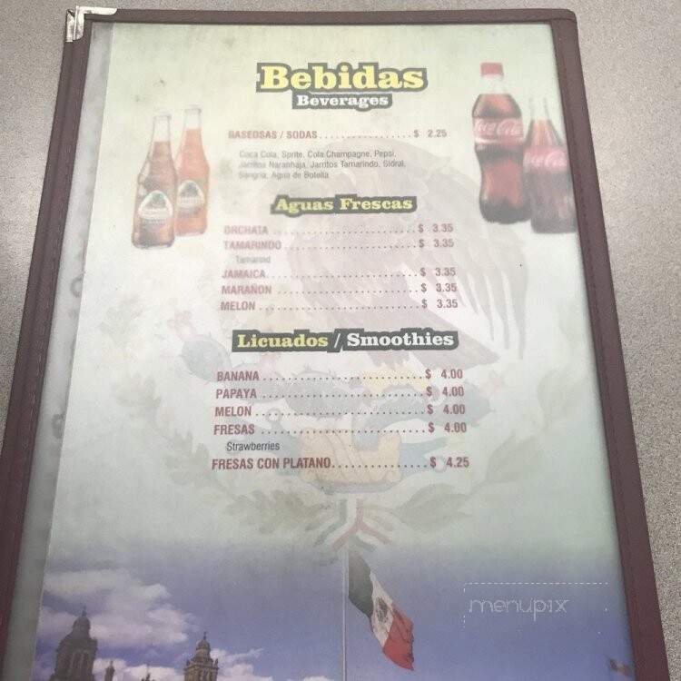 Taqueria El Rey - Riverdale, MD menu_pic