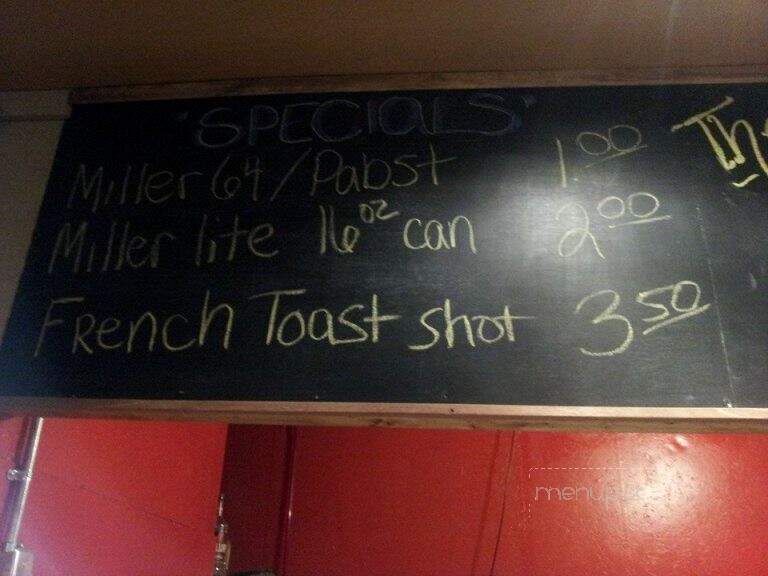Old Fox Inn Incorporated - Lynnville, IN menu_pic