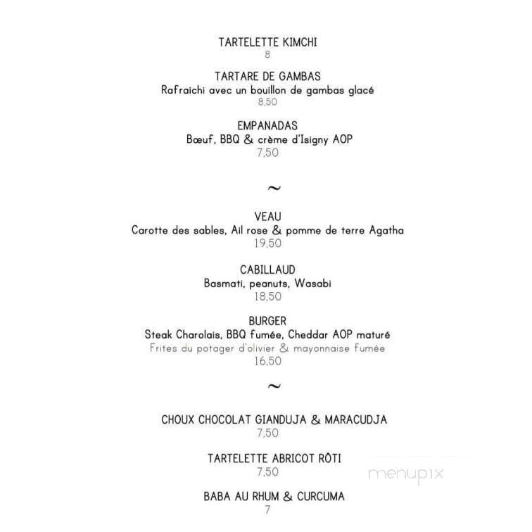 Restaurant L'Olivier - Granby, QC menu_pic